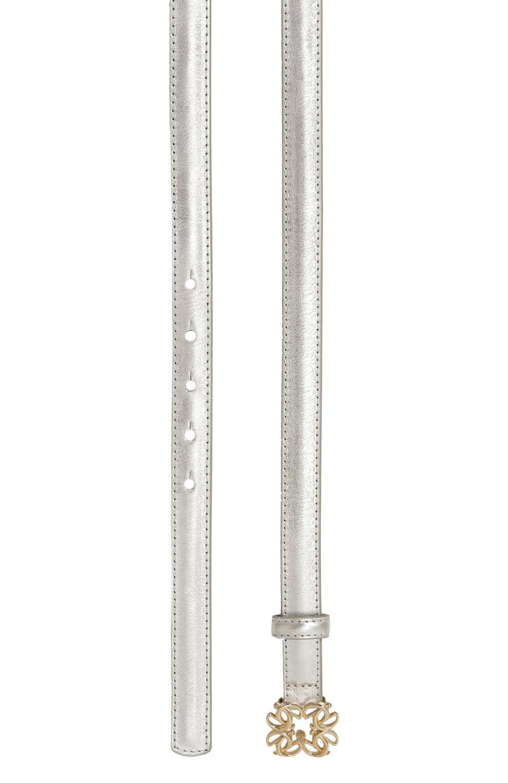 Кожаный ремень ELIE SAAB серебряного цвета по цене 22850 руб., арт. BE002N, фото 3 Кожаный ремень ELIE SAAB, арт. BE002N, фото 3