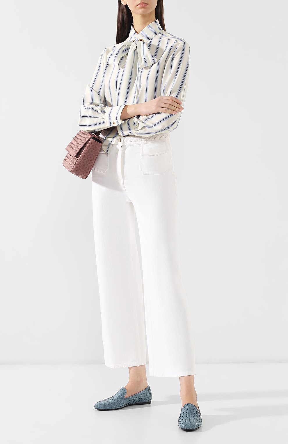 Кожаные слиперы BOTTEGA VENETA, арт. 474844/V0013, фото 2