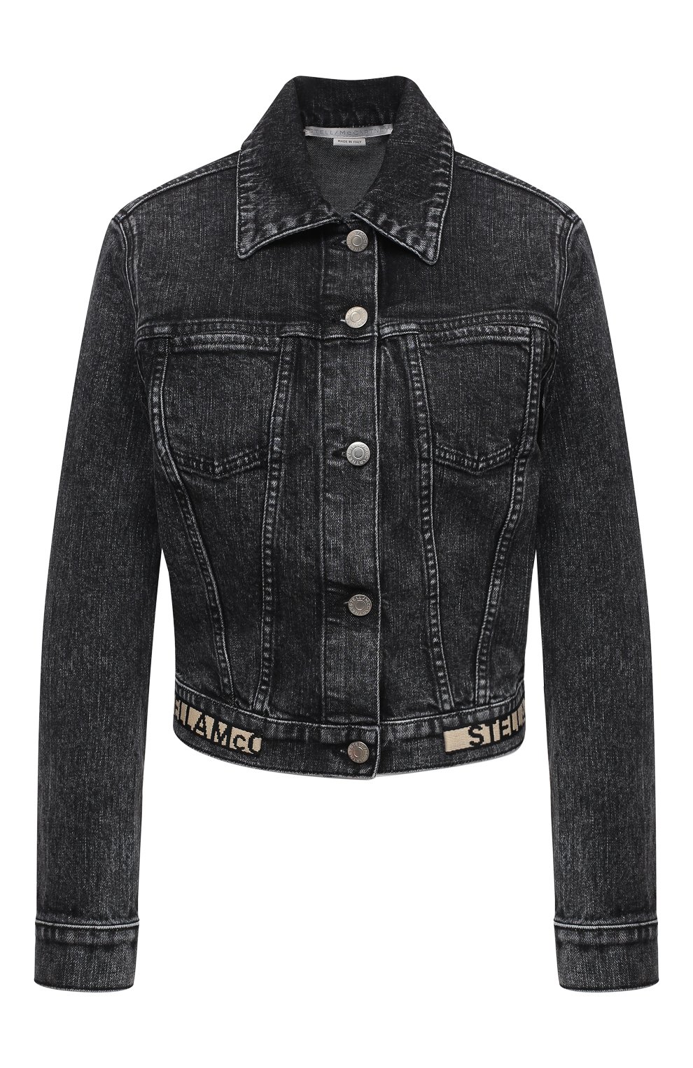 Джинсовая куртка STELLA MCCARTNEY серого цвета по цене 85150 руб., арт. 600260/S0H05, фото 1 Джинсовая куртка STELLA MCCARTNEY, арт. 600260/S0H05, фото 1