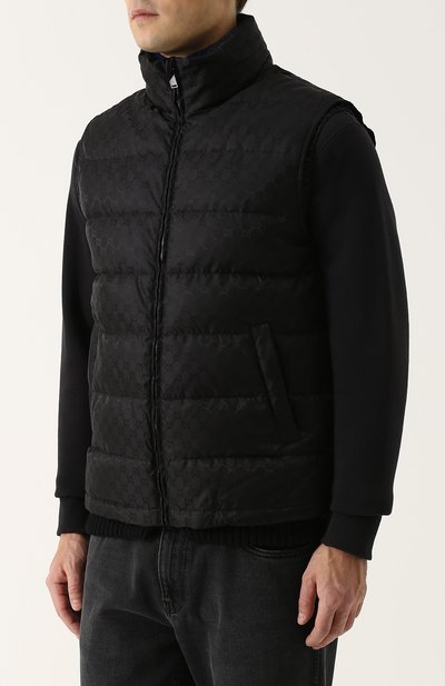 Утепленный жилет на молнии с воротником-стойкой GUCCI, арт. 429493/Z4218, фото 3