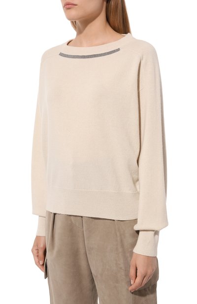 Кашемировый пуловер BRUNELLO CUCINELLI, арт. M1216BP415, фото 3