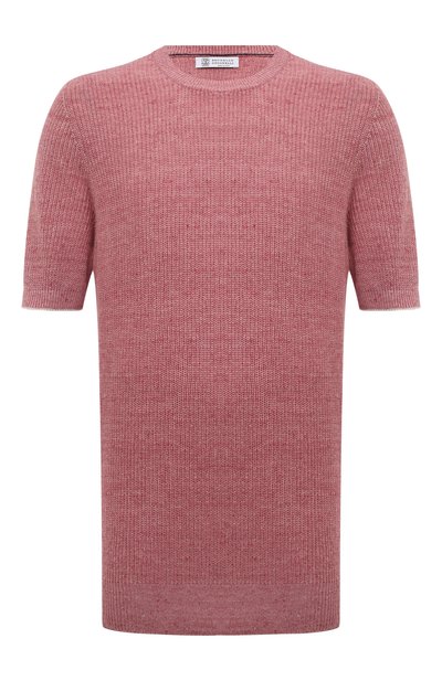 Мужской джемпер изо льна и хлопка BRUNELLO CUCINELLI, арт. M2L70B2257