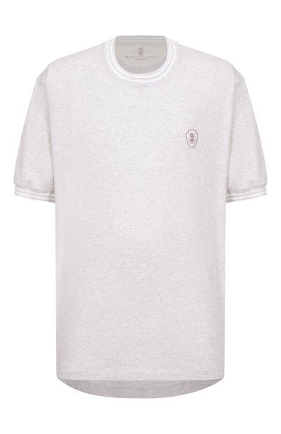 Мужская хлопковая футболка BRUNELLO CUCINELLI, арт. M0B131386W