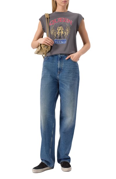 Хлопковая футболка PINKO, арт. 104603/A2DA, фото 2