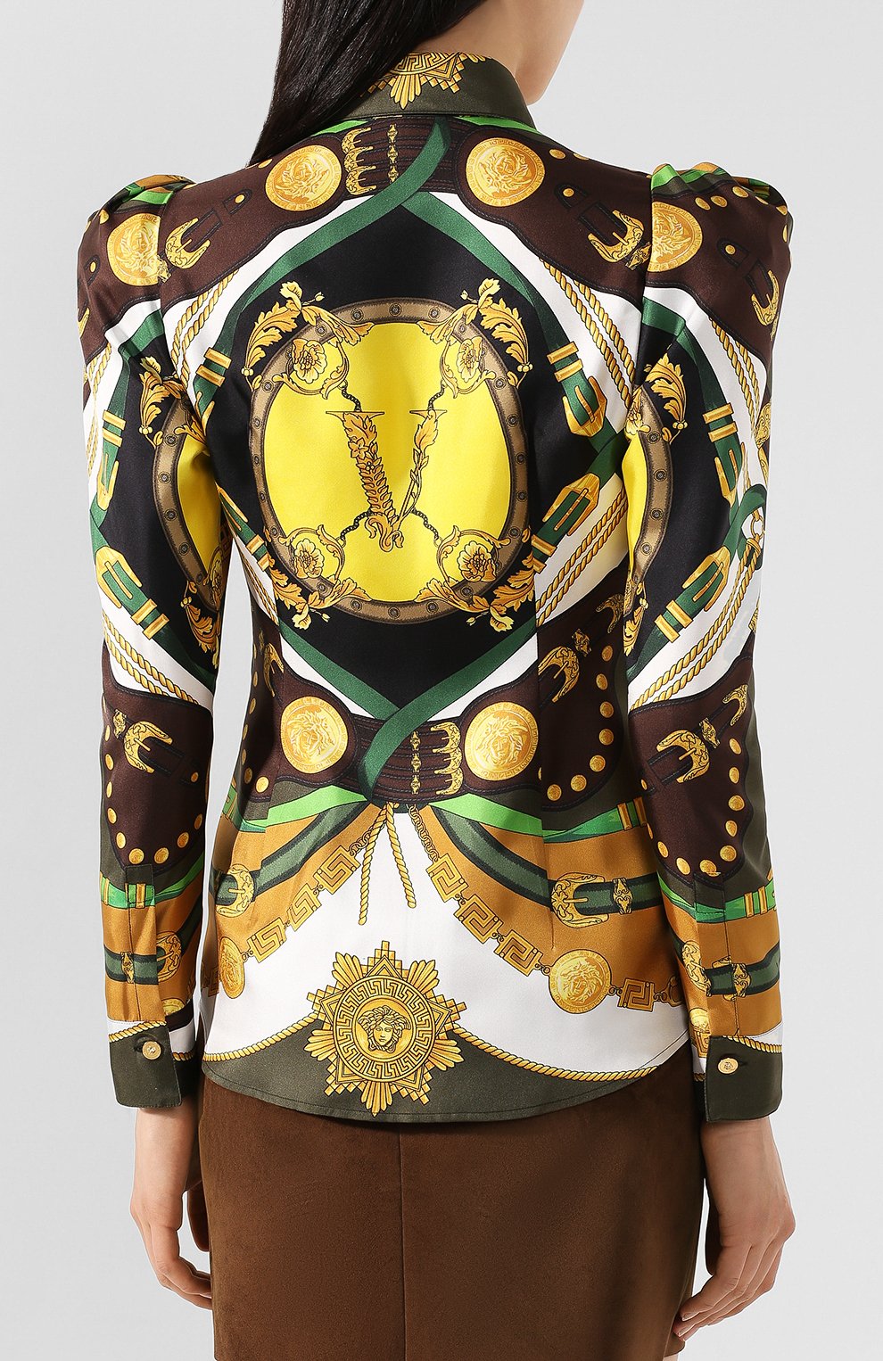 Шелковая блузка VERSACE, арт. A85367/A233263, фото 4