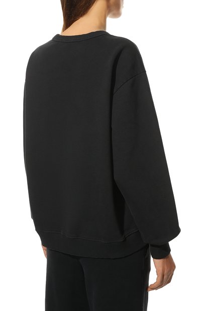 Хлопковый свитшот ACNE STUDIOS черного цвета по цене 45600 руб., арт. AI0067, фото 4 Хлопковый свитшот ACNE STUDIOS, арт. AI0067, фото 4