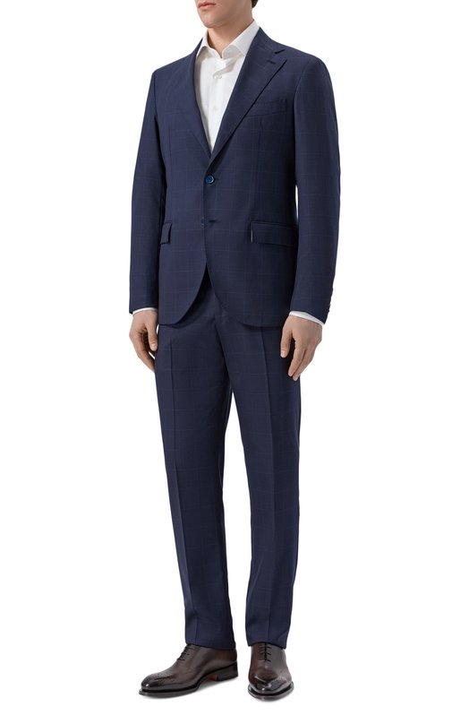 Шерстяной костюм Andrea Campagna SALINA SRC/T26132_SET Синий SALINA SRC/T26132_SET