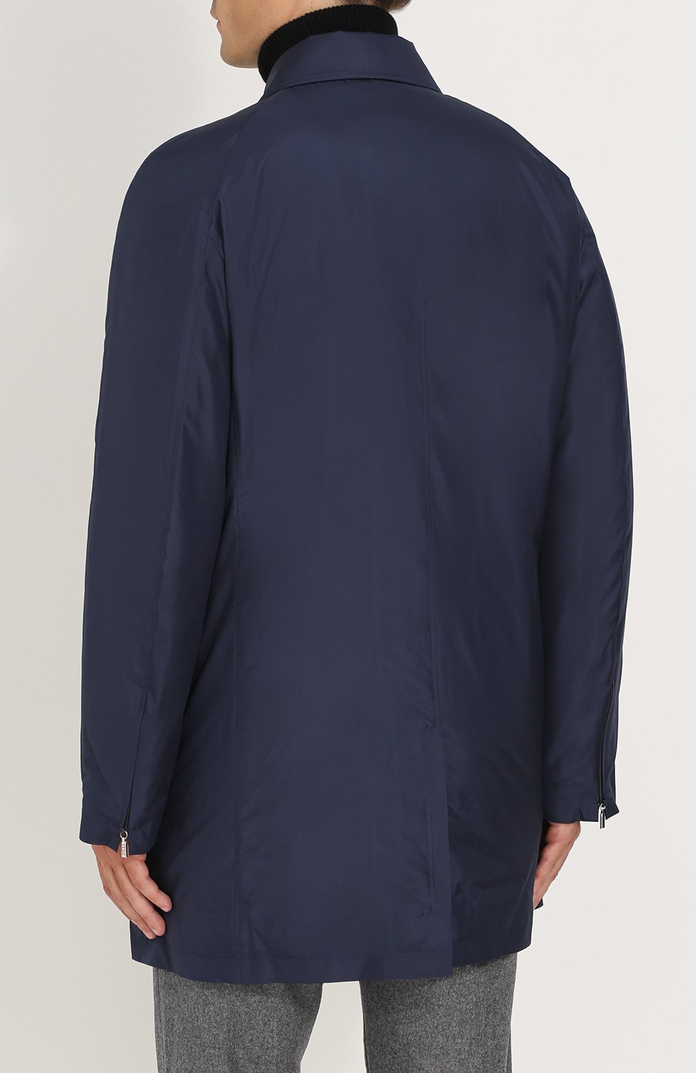 Пуховый плащ на молнии прямого кроя  ZILLI, арт. A0TIMB-30036/3500, фото 4