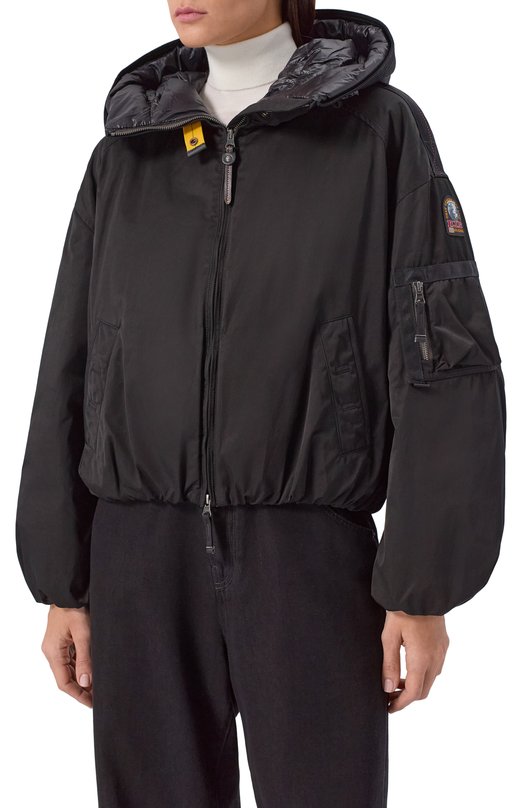 Пуховый бомбер Parajumpers 25WMPWJKIN31 Чёрный  25WMPWJKIN31 Фото 3