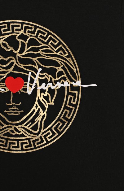 Хлопковое платье VERSACE, арт. YA000143/YA00077, фото 3