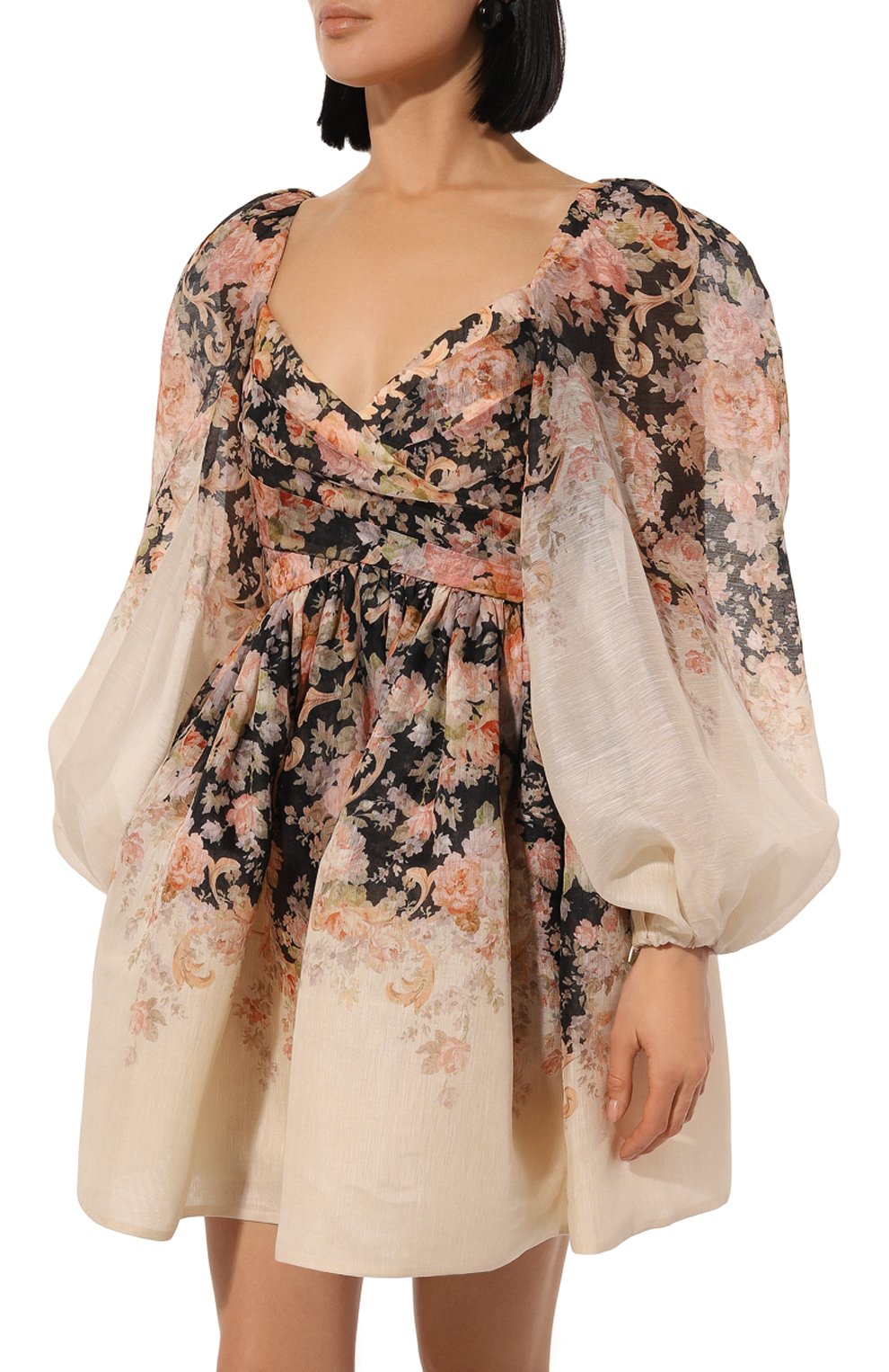 Платье изо льна и шелка ZIMMERMANN, арт. 0809DF241, фото 3