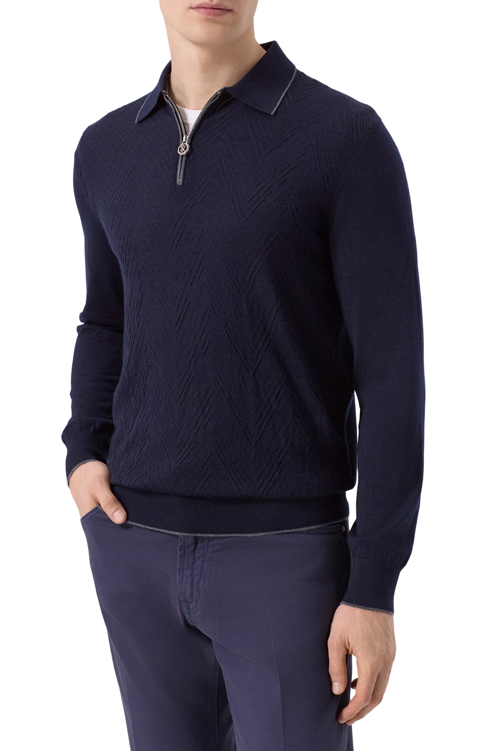 Поло из кашемира и шелка STEFANO RICCI, арт. K606399P30/F25314, фото 3