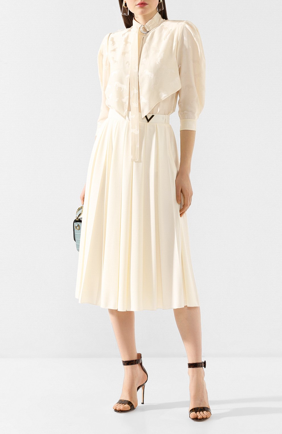 Блузка из смеси шелка и вискозы STELLA MCCARTNEY, арт. 599776/SNA57, фото 2