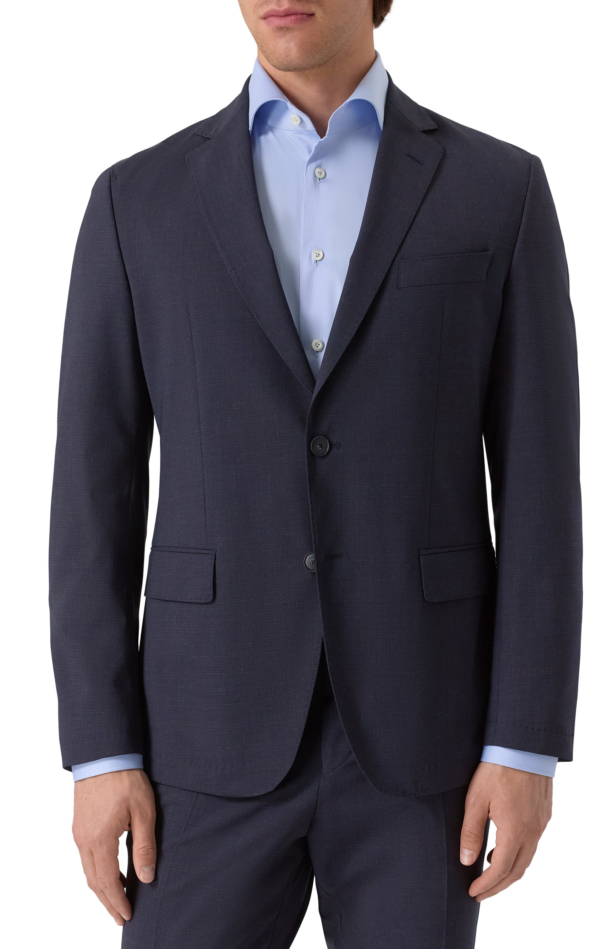 Костюм BOSS темно-синего цвета по цене 75950 руб., арт. 50546102, фото 4 Костюм BOSS, арт. 50546102, фото 4