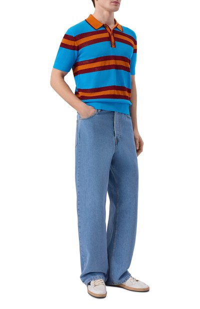 Поло из вискозы DRIES VAN NOTEN, арт. 021218/3701, фото 2