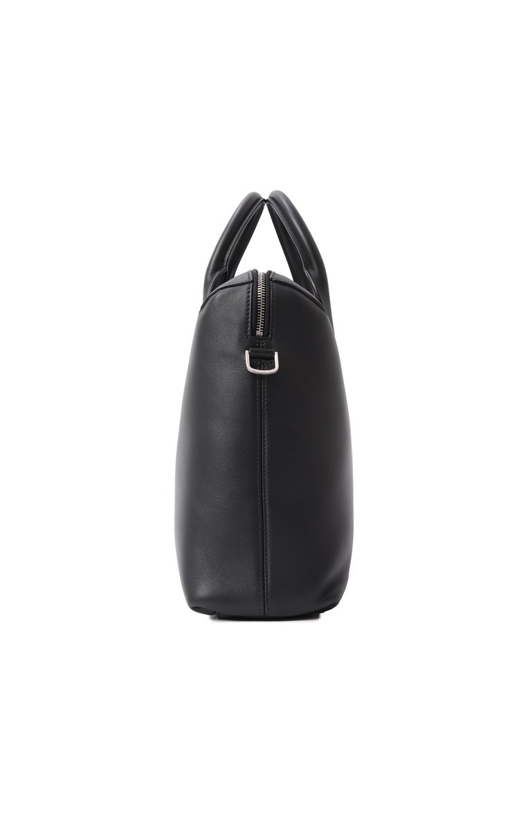 Мужская портфель ZEGNA черного цвета, арт. C2226Z/LHGRN | Фото 4 (Материал: Натуральная кожа; Размер: large; Драгоценные камни: Проставлено; Материал сплава: Проставлено; Ремень/цепочка: На ремешке; Сумки-технические: Портфели)