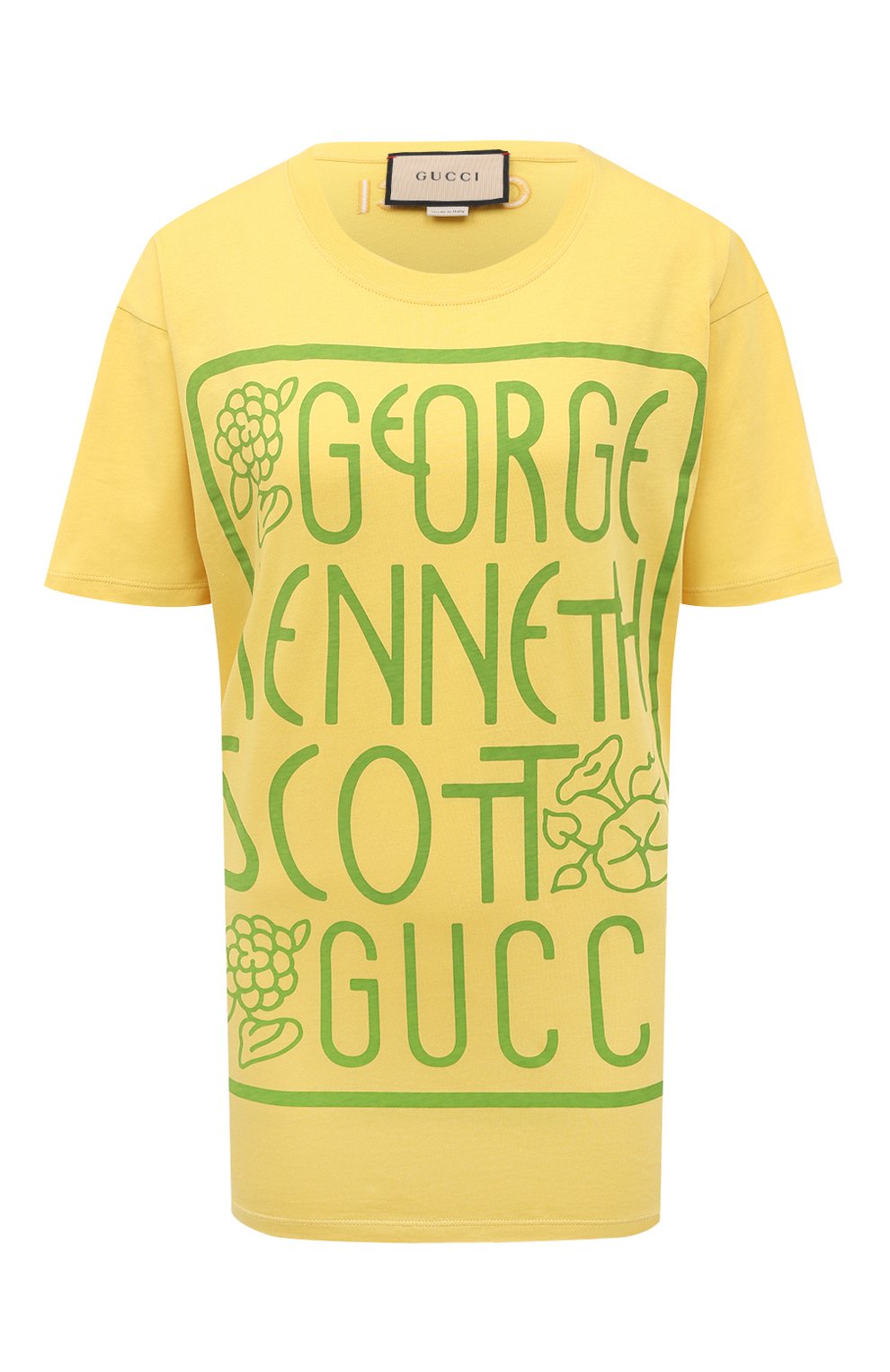 Хлопковая футболка gucci x ken scott GUCCI, арт. 615044 XJDBW, фото 1