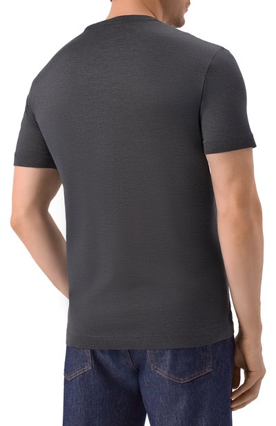 Шелковая футболка-хенли DOLCE & GABBANA, арт. G8QK3Z/G7PG0, фото 4