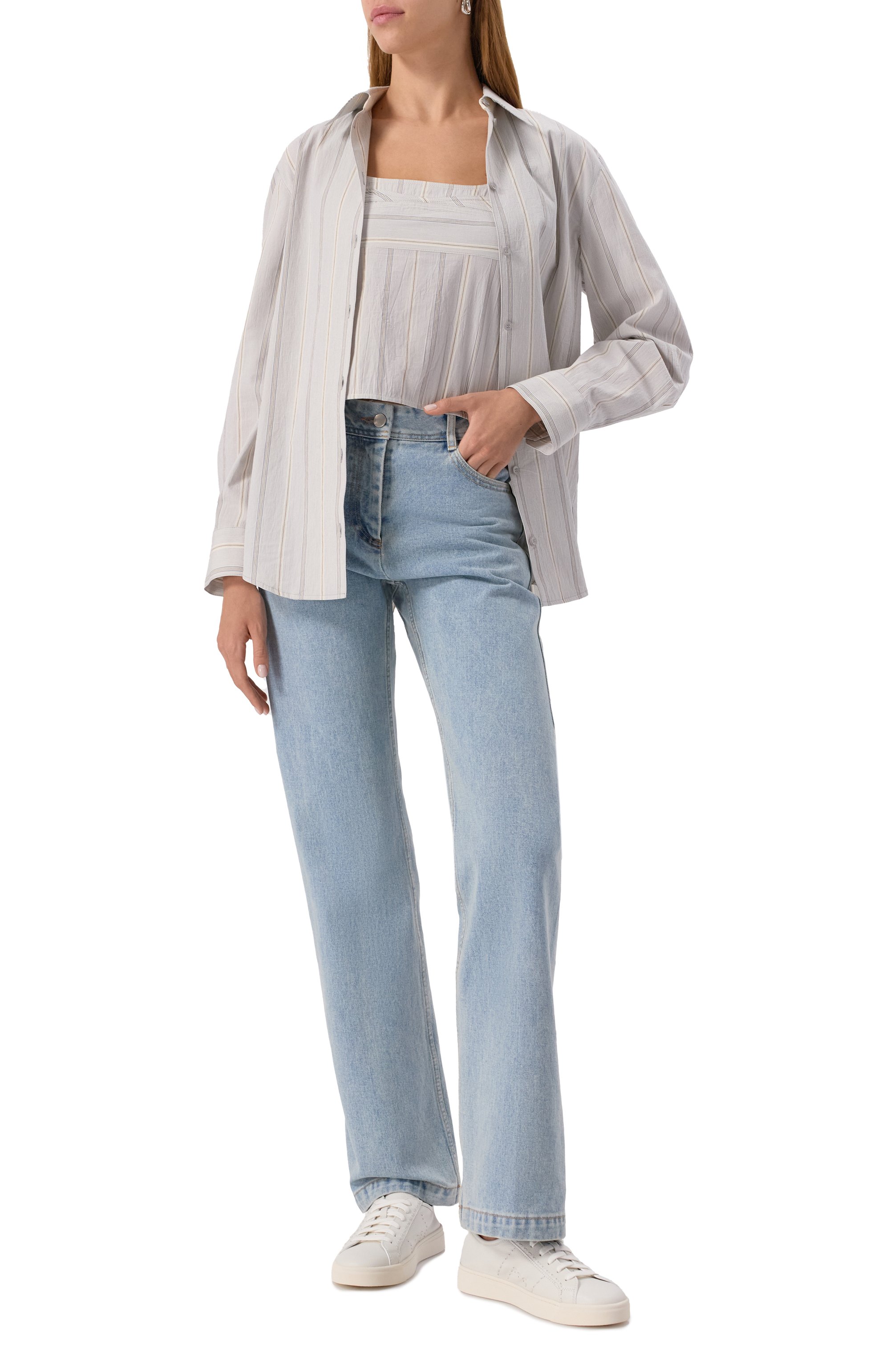 Кожаные кеды SANTONI, арт. WBGG61345PNNTDYI, фото 2