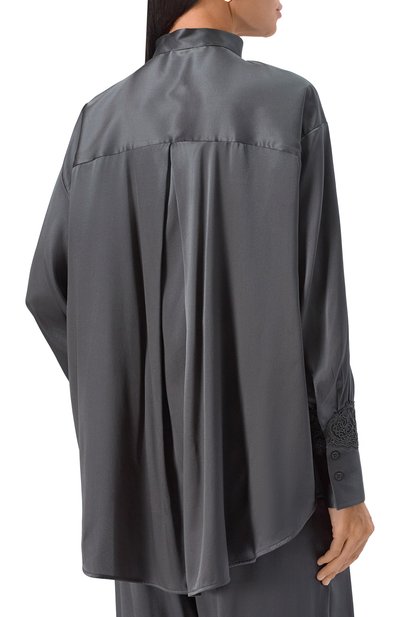 Атласная блузка ERMANNO SCERVINO, арт. D474K604TBW, фото 4