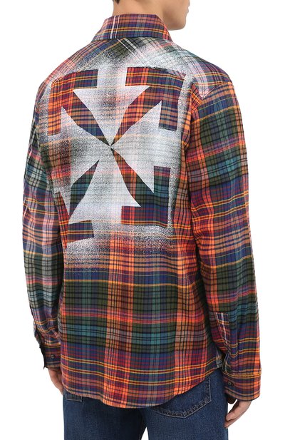 Хлопковая рубашка OFF-WHITE, арт. 0MGA133E20FAB0012010, фото 4