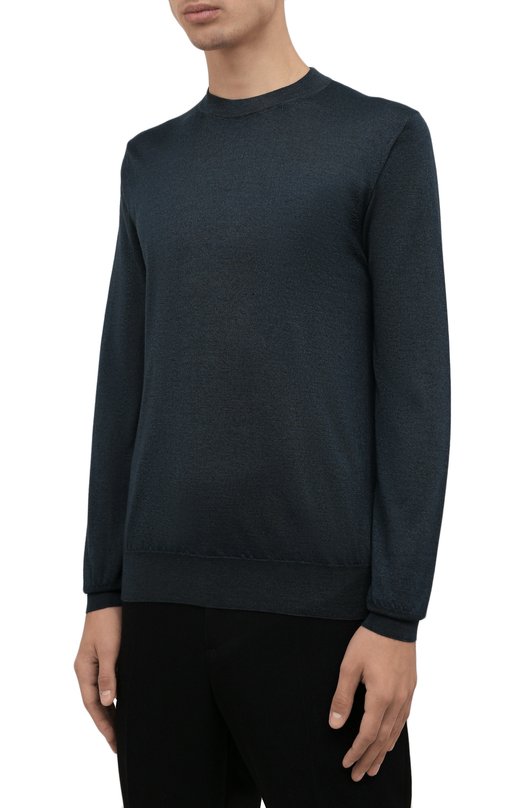 Джемпер кашемира и шелка Zilli MBW-DC006-NUAG1/ML01 Зелёный  MBW-DC006-NUAG1/ML01 Фото 3