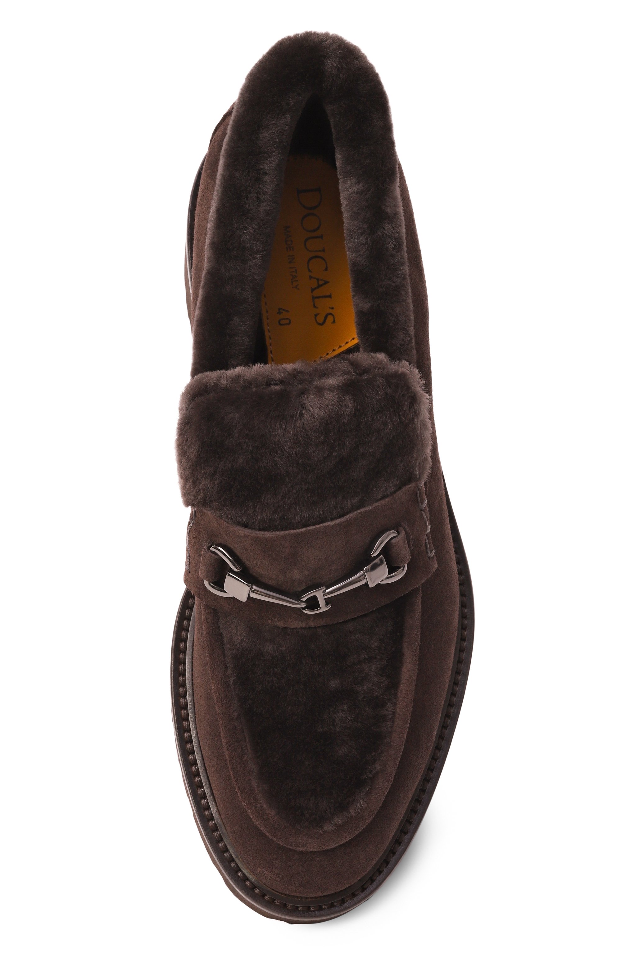 Замшевые лоферы DOUCAL'S, арт. DD8660PHILPM730T, фото 6