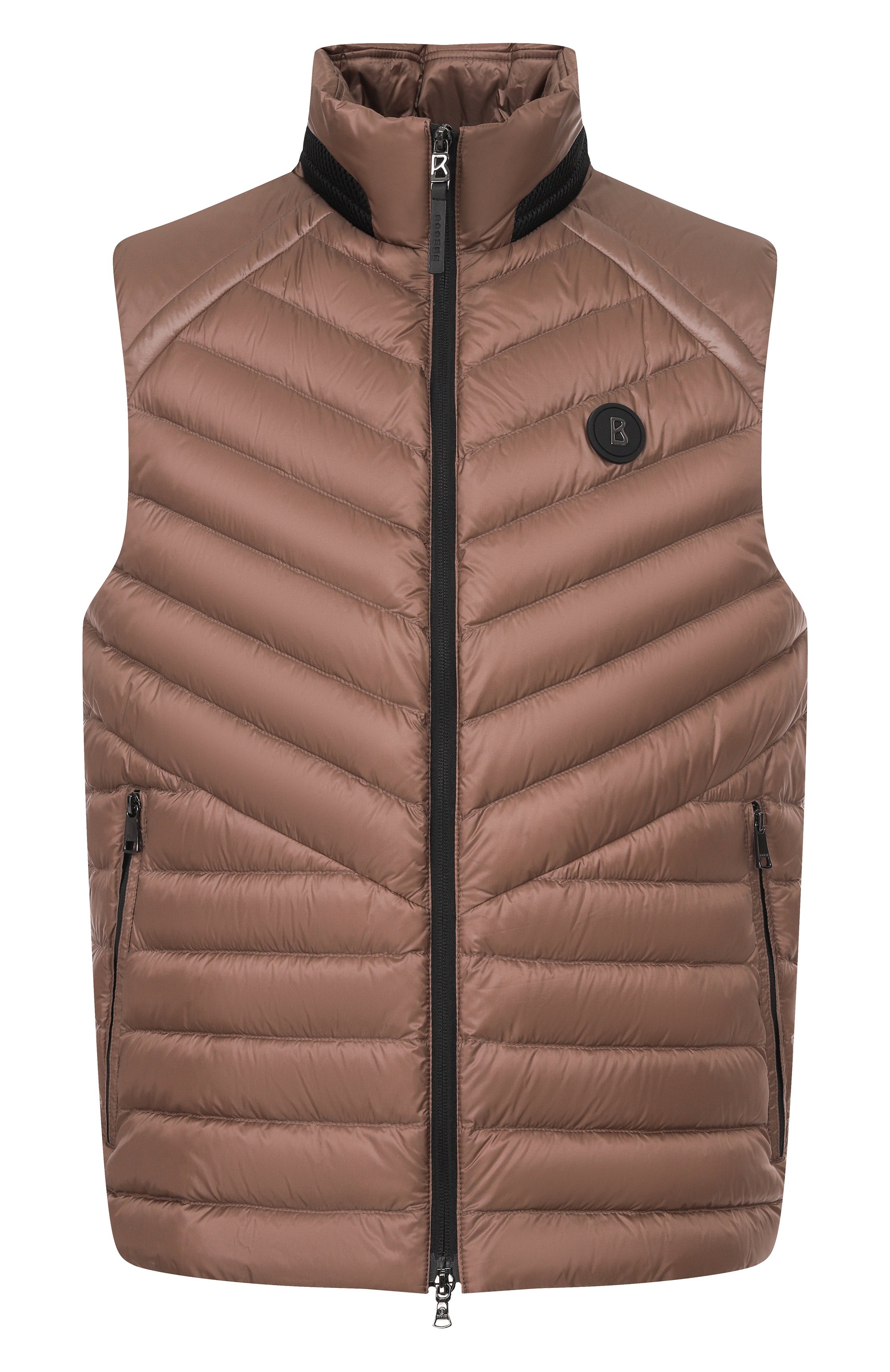 Пуховый жилет BOGNER коричневого цвета по цене 50400 руб., арт. 38486855, фото 1 Пуховый жилет BOGNER, арт. 38486855, фото 1