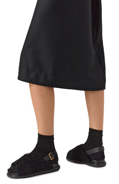 Сандалии fussbett из овчины MARNI, арт. FBMS005801/P9093, фото 3