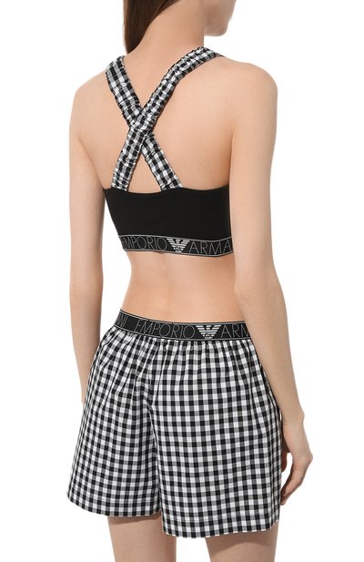 Хлопковый топ EMPORIO ARMANI, арт. 164815/4R242, фото 4