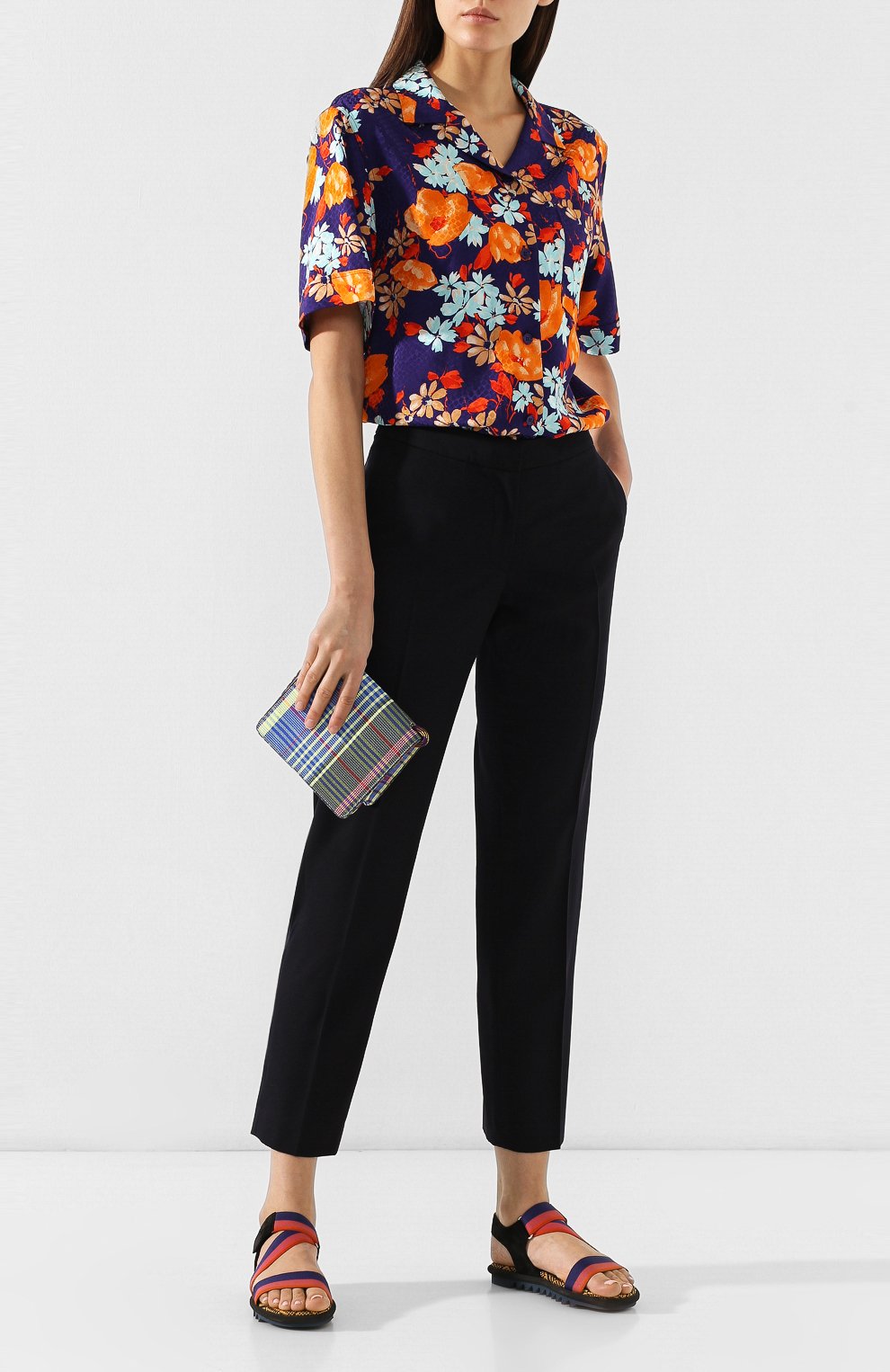 Рубашка с принтом DRIES VAN NOTEN, арт. 191-10761-7090, фото 2