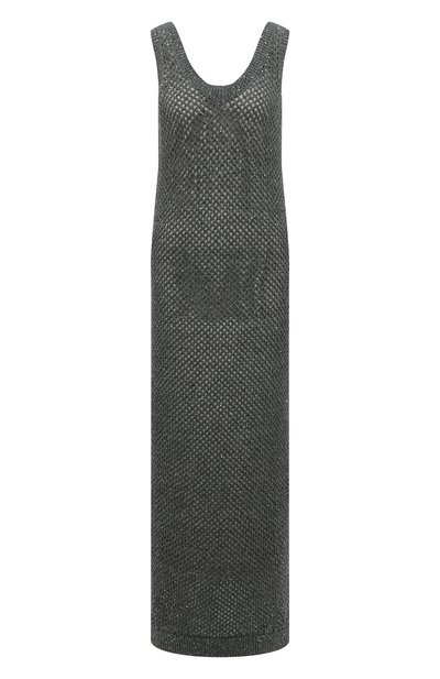 Платье из о льна и хлопка BRUNELLO CUCINELLI, арт. 221MAJ586A90, фото 1