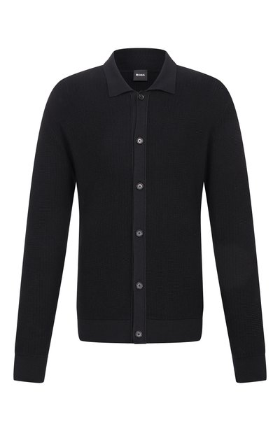 Рубашка из хлопка и шерсти BOSS, арт. 50565524, фото 1