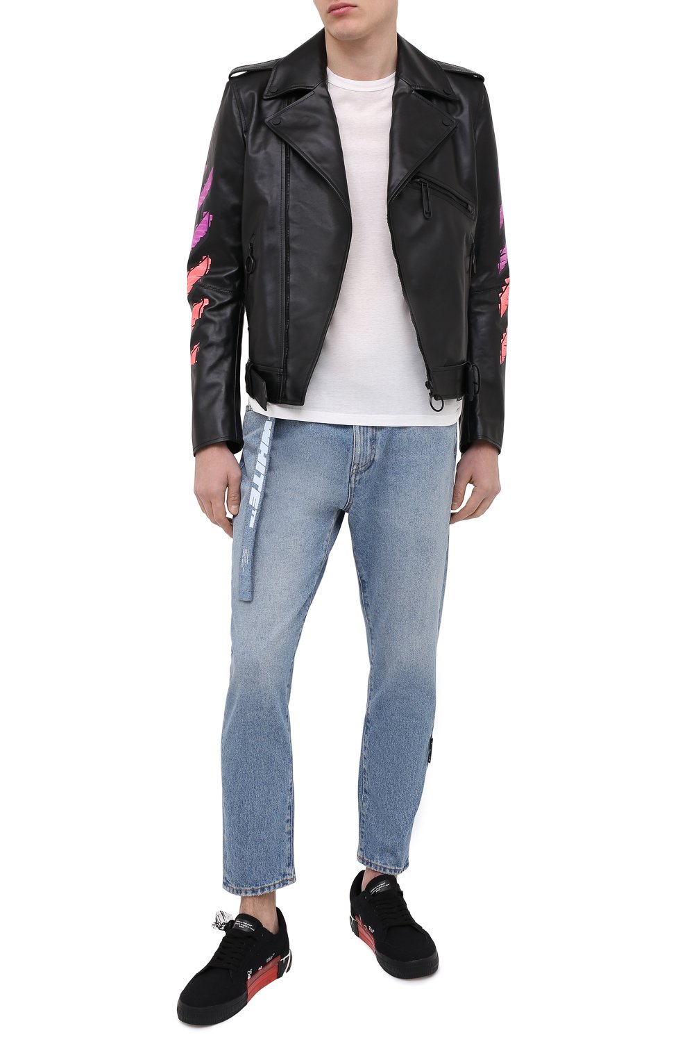 Кожаная куртка OFF-WHITE, арт. 0MJG016R21LEA001, фото 2