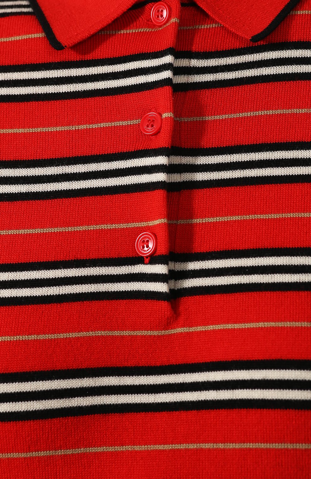 Шерстяное поло BURBERRY красного цвета по цене 64100 руб., арт. 8008935, фото 5 Шерстяное поло BURBERRY, арт. 8008935, фото 5