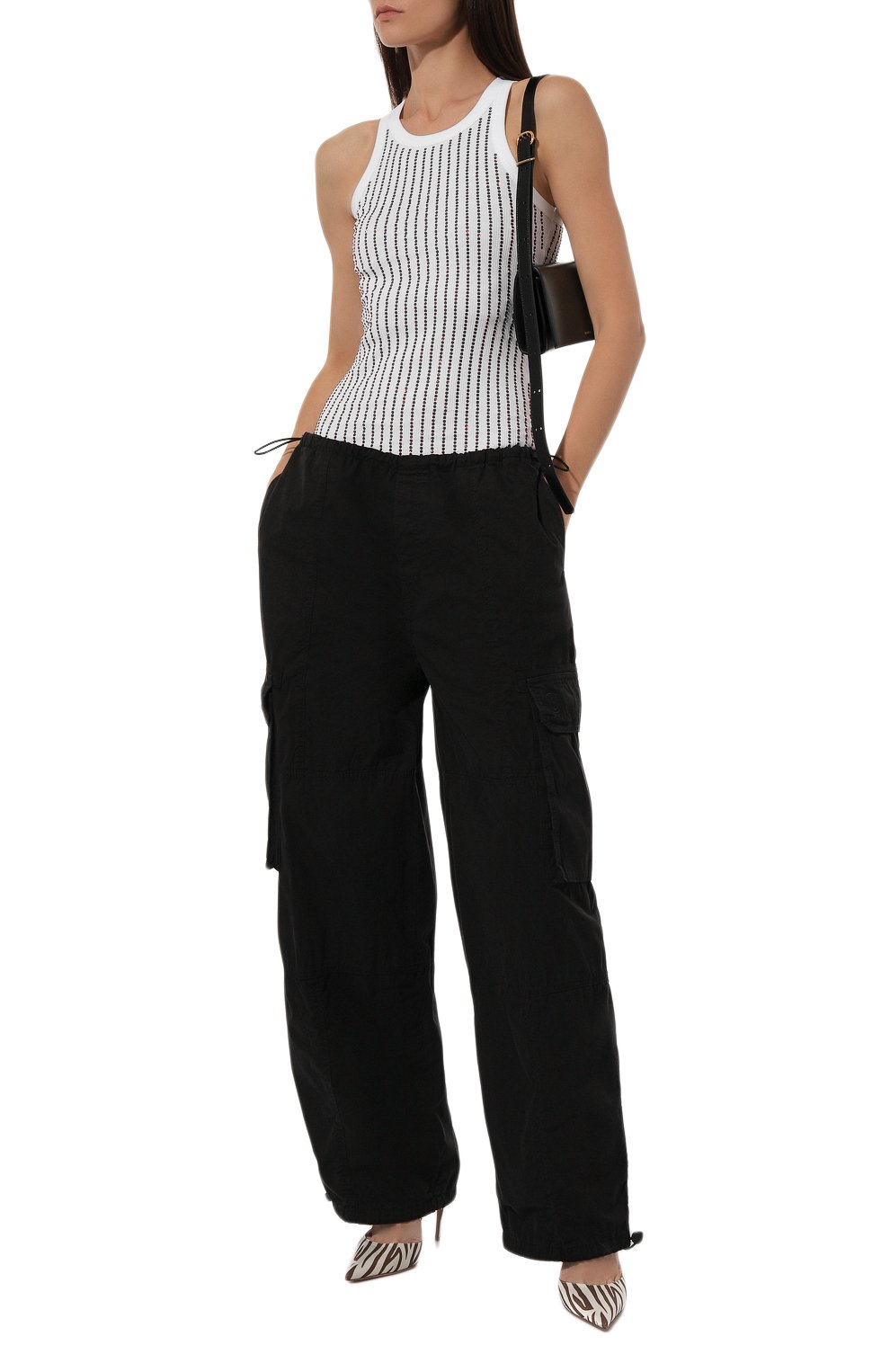 Хлопковый топ THE ATTICO, арт. 247WCT276, фото 2