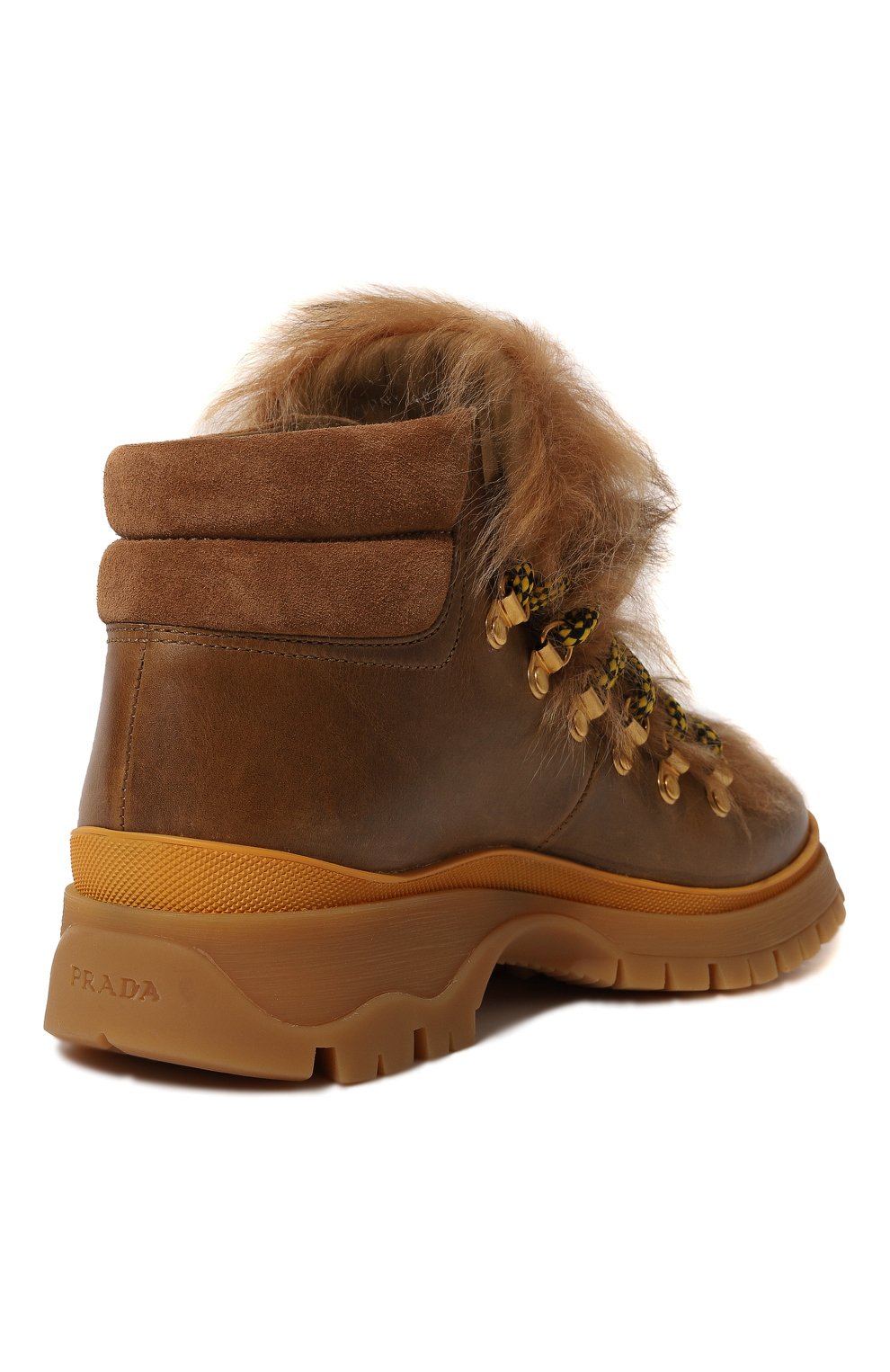 Кожаные ботинки PRADA, арт. 1T588L-3K1B-F0018-D030, фото 5