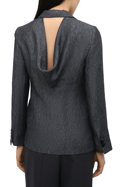 Льняной жакет EMPORIO ARMANI, арт. ANG36T/A2121, фото 4