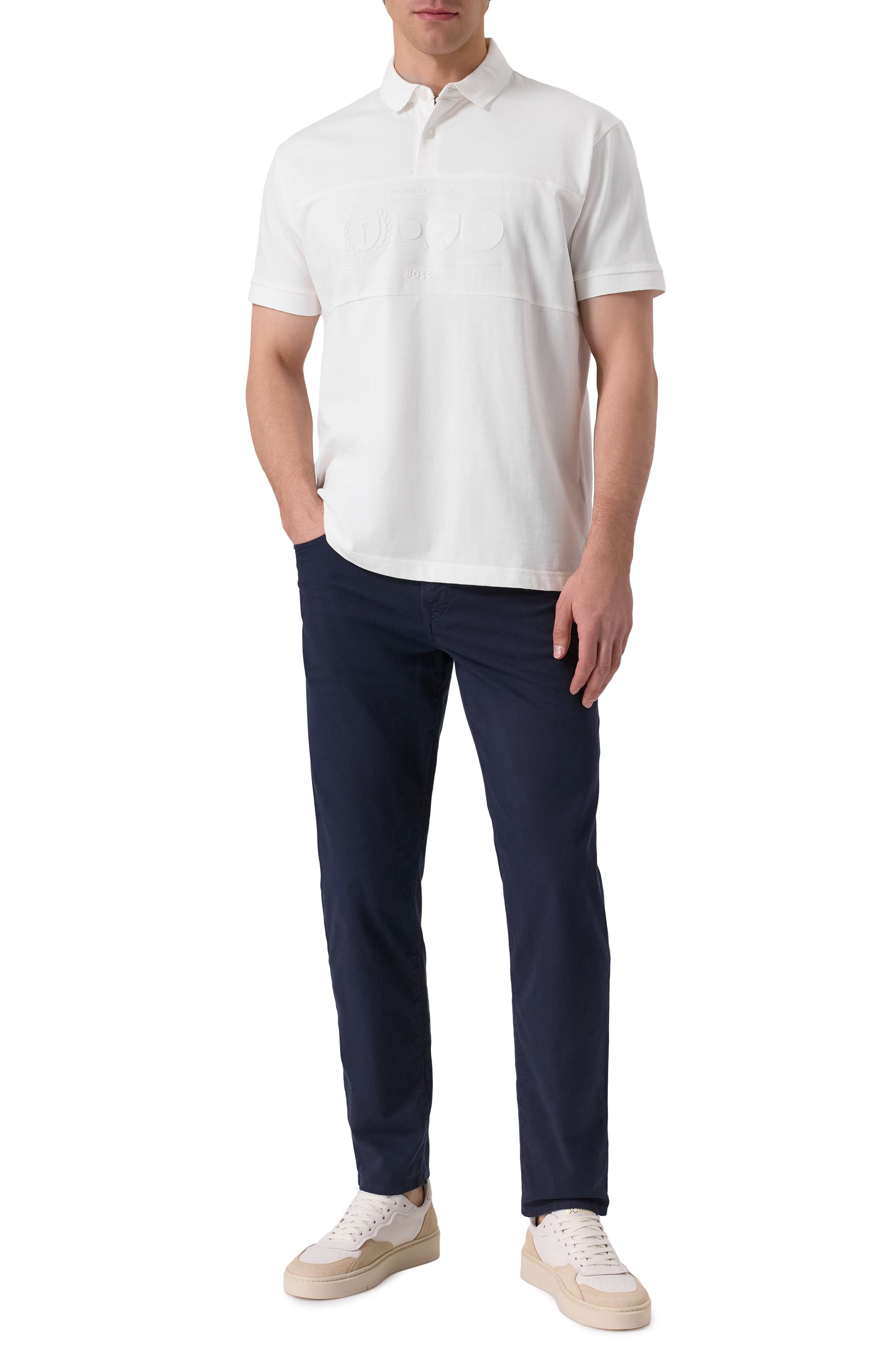 Хлопковые брюки BOSS, арт. 50538370, фото 2