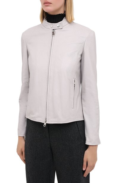 Кожаная куртка EMPORIO ARMANI, арт. 9NB04P/92P21, фото 3