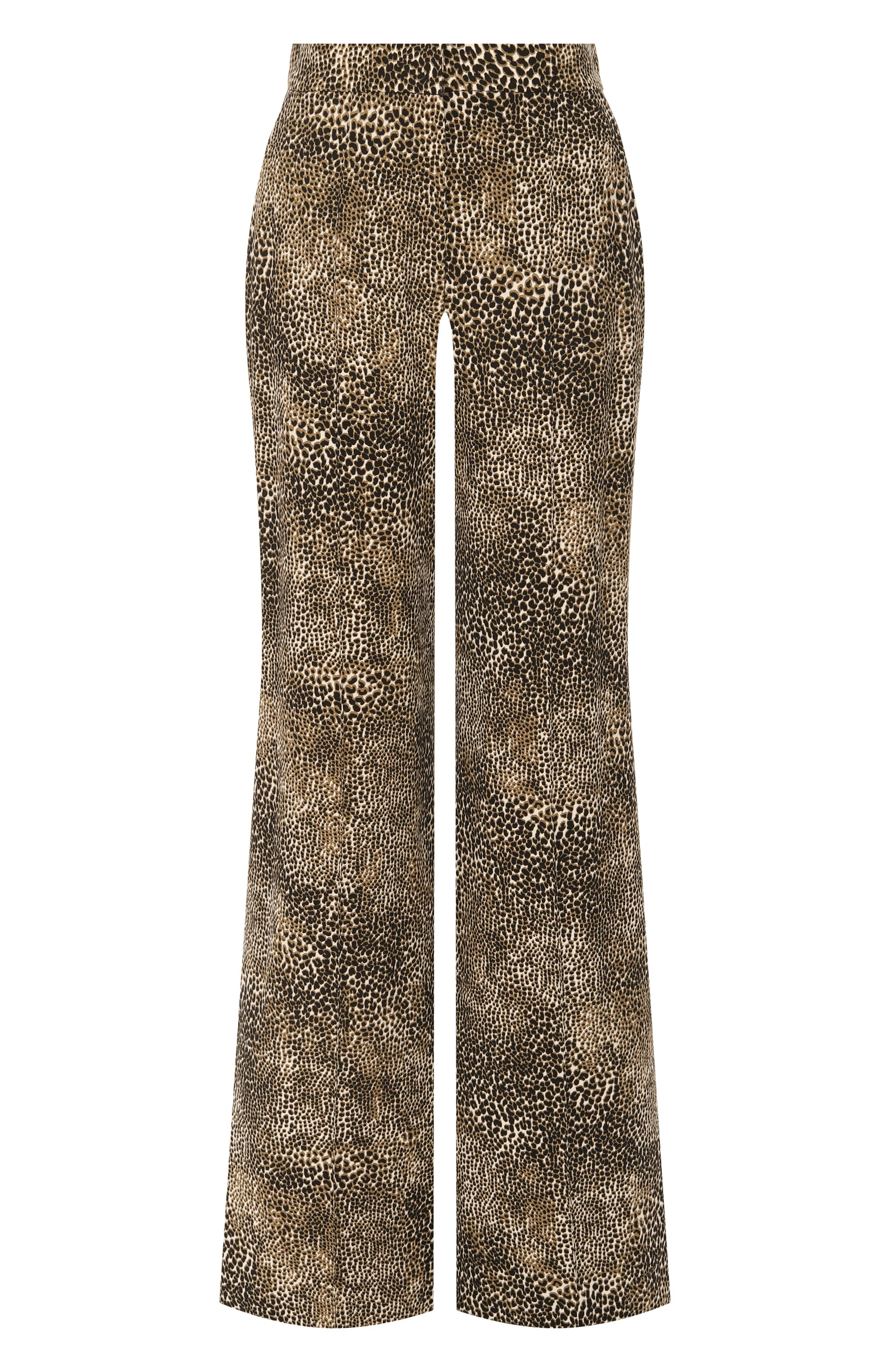 Брюки из вискозы и шелка ELIE SAAB леопардового цвета по цене 150500 руб., арт. P0108PS25/CD015, фото 1 Брюки из вискозы и шелка ELIE SAAB, арт. P0108PS25/CD015, фото 1