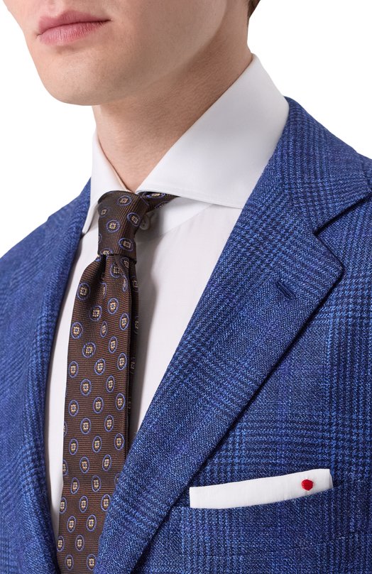 Пиджак из шерсти и кашемира Kiton UG81K0124E29 Синий  UG81K0124E29 Фото 6