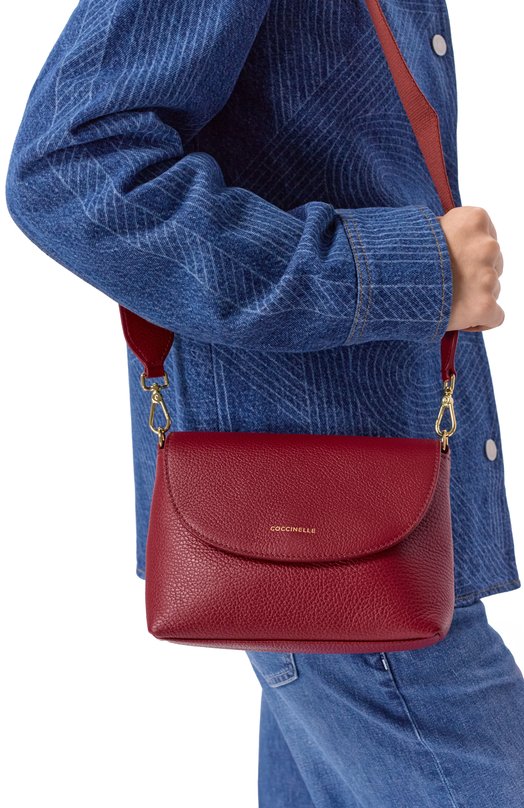 Сумка Paulina mini Coccinelle E5 S8F 59 01 01 Бордовый  E5 S8F 59 01 01 Фото 2