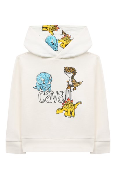 Хлопковое худи ROBERTO CAVALLI, арт. QJT921/CF050/06M-12M, фото 1