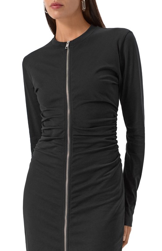 Хлопковое платье MSGM 3941MDA82/257798 Чёрный  3941MDA82/257798 Фото 5