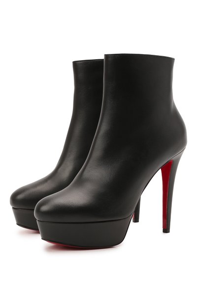 Кожаные ботильоны bianca booty 120 CHRISTIAN LOUBOUTIN, арт. 3161197/BIANCA B00TY 120, фото 1