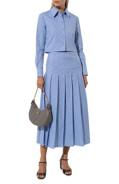 Хлопковая юбка GUCCI, арт. 721388/ZAM9M, фото 2