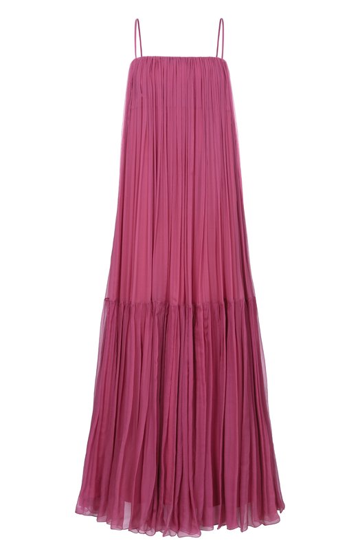 Шелковое платье Chloé CH26SR065001 Розовый CH26SR065001