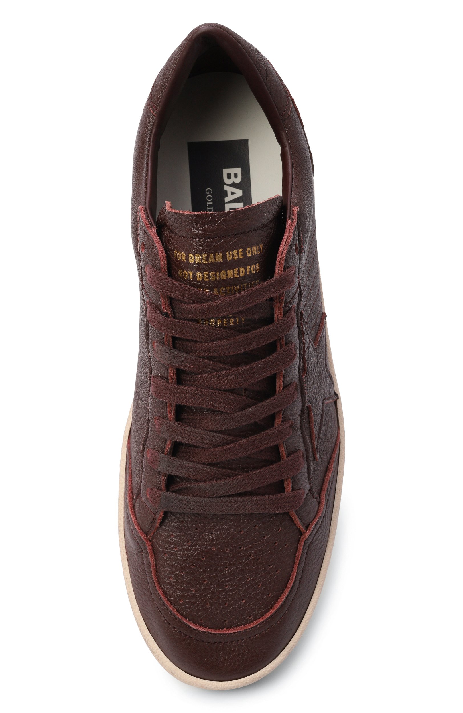 Кожаные кеды ball star GOLDEN GOOSE DELUXE BRAND, арт. GWF00117.F008888, фото 6