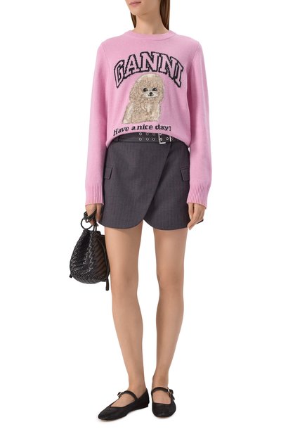 Кожаные балетки mary jane LE MONDE BERYL, арт. MJM-P0N-BLA, фото 3